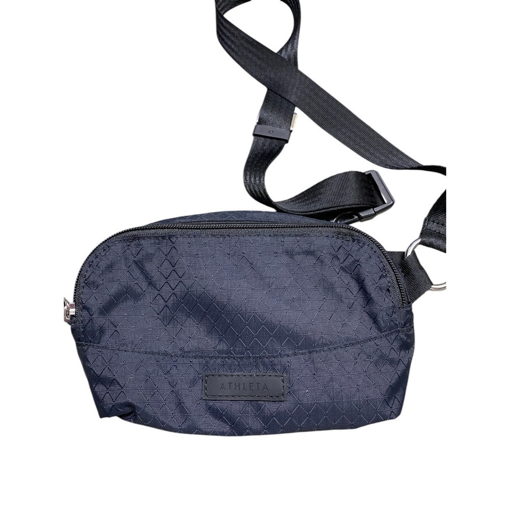 Athleta Black Belt Bag Minimalist Design‎